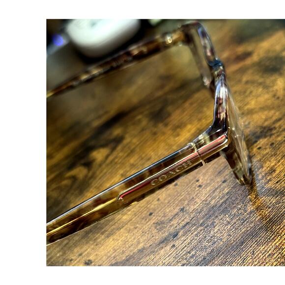 Coach HC6065 5287 Confetti Light Brown Frames Glasses Eyewear - Picture 4 of 6